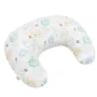 Perna pentru alaptat, Bocioland, Ballons, Cu husa detasabila, Din bumbac, 50x18 cm, Multicolor