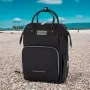 Rucsac pentru mamici, Petite&Mars, Cu 11 compartimente, Cu buzunare termice, Saltea de infasat inclusa, 30 x 42 x 15 cm, Jack, Black - 4