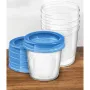 Set 5 recipiente, Philips Avent, Pentru stocare a laptelui matern, 180 ml, Transparent - 3
