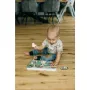 Puzzle muzical din lemn, Free2Play, Cu animalute de la ferma, Cu sunete, Cu maner, Stimuleaza simturile, invatarea prin joc si imaginatia, 29,8 x 21,2 x 3,8 cm, Farm - 6