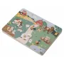 Puzzle muzical din lemn, Free2Play, Cu animalute de la ferma, Cu sunete, Cu maner, Stimuleaza simturile, invatarea prin joc si imaginatia, 29,8 x 21,2 x 3,8 cm, Farm - 2