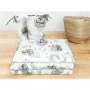 Lenjerie patut 3 piese, Qmini, Pentru patut 120x60 cm, Cu protectie laterala, Din bumbac certificat Oeko Tex Standard 100, Elephants on Rainbow - 2