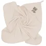 Prosop cu gluga, Qmini, Din bumbac, 80x80 cm, Ecru