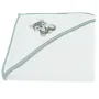 Prosop cu gluga, Qmini, Din bumbac, 80x80 cm, Grey - 5