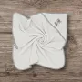 Prosop cu gluga, Qmini, Din bumbac, 80x80 cm, Grey - 3