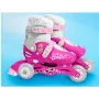 Role, Stamp, De la incepator la avansat, Cu 3 roti, Ajustabile, Inchidere prin velcro, Cu frana, Marime 27-30, Barbie - 2