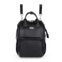 Rucsac pentru mamici, Petite&Mars, Jasper, Cu 12 compartimente, Cu buzunare termice, Saltea de infasat inclusa, 27 x 41 x 14 cm, Absolute Black - 3