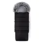 Sac de iarna, Feedo, Multifunctional, 3 in 1, Pentru carucior, landou sau scaun auto, Fermoar care permite scurtarea dimensiunii, Cu snur, 110 cm, 0-3 ani, Black - 1