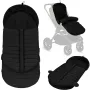 Sac de iarna, Lionelo, Oli, Pentru carucior, landou sau scaun auto, 101x45 cm, Impermeabil, Rezistent pana la -20 grade, Extensibil, Negru - 13