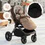Sac de iarna, Lionelo, Oli, Pentru carucior, landou sau scaun auto, 101x45 cm, Impermeabil, Rezistent pana la -20 grade, Extensibil, Negru - 17