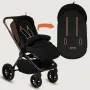 Sac de iarna, Lionelo, Oli, Pentru carucior, landou sau scaun auto, 101x45 cm, Impermeabil, Rezistent pana la -20 grade, Extensibil, Negru - 18
