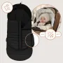 Sac de iarna, Lionelo, Oli, Pentru carucior, landou sau scaun auto, 101x45 cm, Impermeabil, Rezistent pana la -20 grade, Extensibil, Negru - 20