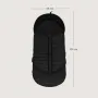 Sac de iarna, Lionelo, Oli, Pentru carucior, landou sau scaun auto, 101x45 cm, Impermeabil, Rezistent pana la -20 grade, Extensibil, Negru - 21