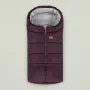Sac de iarna, Petite&Mars, Jibot, Pentru carucior, landou sau scaun auto, 100x48 cm, Impermeabil, Cu elemente reflectorizante, Extensibil, 3 in 1, Mysterious Plum - 4