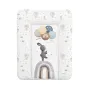 Saltea de infasat, Ceba Baby, Moale, 70 x 50 cm, Suprafata impermeabila, Pentru comode de infasat sau suprafete plane, Fara ftalati, 0 luni+, Rainbow Walk