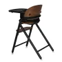 Scaun de masa multifunctional Celia, Lionelo, Din lemn de fag, 6 luni- adult, Reglabil pe inaltime, Husa impermeabila, Tavita silicon, Suport de picioare reglabil, Greutate maxima 90 Kg, Negru - 7
