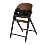 Scaun de masa multifunctional Celia, Lionelo, Din lemn de fag, 6 luni- adult, Reglabil pe inaltime, Husa impermeabila, Tavita silicon, Suport de picioare reglabil, Greutate maxima 90 Kg, Negru - 8