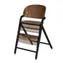 Scaun de masa multifunctional Celia, Lionelo, Din lemn de fag, 6 luni- adult, Reglabil pe inaltime, Husa impermeabila, Tavita silicon, Suport de picioare reglabil, Greutate maxima 90 Kg, Negru - 11