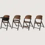 Scaun de masa multifunctional Celia, Lionelo, Din lemn de fag, 6 luni- adult, Reglabil pe inaltime, Husa impermeabila, Tavita silicon, Suport de picioare reglabil, Greutate maxima 90 Kg, Negru - 5