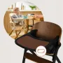 Scaun de masa multifunctional Celia, Lionelo, Din lemn de fag, 6 luni- adult, Reglabil pe inaltime, Husa impermeabila, Tavita silicon, Suport de picioare reglabil, Greutate maxima 90 Kg, Negru - 19