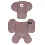 Scoica auto, Lionelo, Moxie, i-Size, Include baza rotativa 360 cu picior de fixare, 40-87 cm, Tetiera reglabila, intarita cu spuma de memorie, Carcasa ventilata, Din bambus, Protectie avansata, Conform R129, Mov - 18
