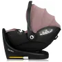 Scoica auto, Lionelo, Moxie, i-Size, Include baza rotativa 360 cu picior de fixare, 40-87 cm, Tetiera reglabila, intarita cu spuma de memorie, Carcasa ventilata, Din bambus, Protectie avansata, Conform R129, Mov - 17