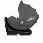 Scoica auto, Lionelo, Moxie, i-Size, Include baza rotativa 360 cu picior de fixare, 40-87 cm, Tetiera reglabila, intarita cu spuma de memorie, Carcasa ventilata, Din bambus, Protectie avansata, Conform R129, Mov - 23