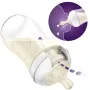 Set 1 x Biberon, Philips Avent, Natural Response, +1 luna, 260 ml, Albastru + 4 x tetine cu debit 4 (mediu), 3 luni+ - 12