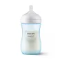 Set 1 x Biberon, Philips Avent, Natural Response, +1 luna, 260 ml, Albastru + 4 x tetine cu debit 4 (mediu), 3 luni+ - 6
