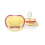 Set 2 suzete, Philips Avent, Colectia Ultra Air, Ortodontice, Fara BPA, Cu orificii mari de aerisire, Scade riscul de malocluzie, 0-6 luni, Mov/Galben - 3