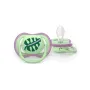 Set 2 suzete, Philips Avent, Colectia Ultra Air, Ortodontice, Fara BPA, Cu orificii mari de aerisire, Scade riscul de malocluzie, 6-18 luni, Cu model, Roz/Verde - 5