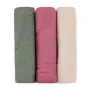 Set 3 scutece, Petite&Mars, Moussy, Din muselina de bambus, Hipoalergenice, 68 x 68 cm, Certificate Oeko Tex Standard 100, Botanic Tones