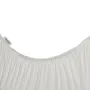 Set cearceafuri cu elastic, Lionelo, 70x28 cm, Pentru landouri si patutul co-sleeper Malin, Pentru saltele de max. 10 cm inaltime, Din bambus, Usor de spalat, 30 grade, Fara calcare, Ecologic, Alb/Gri - 5