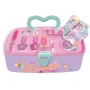 Set de infrumusetare, Hot Focus, Pentru fetite, Caseta cu tavita detasabila, Cu oje, farduri si accesorii, 23x15,5x11,5 cm, Ballerina Beauty - 1