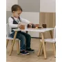Set masuta si doua scaune, FreeON, Athena, Pentru copii, Din lemn, Conform cu standardele europene de securitate EN71-1;2018, EN71-2:2020, EN71-3:2021, Alb - 7