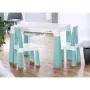 Set masuta si doua scaune, FreeON, Neo, Pentru copii, Cu doua sertare, Cu masa reglabila la doua inaltimi, Conform cu standardele europene de securitate EN71-1;2018, EN71-2:2020, EN71-3:2021, Verde - 4