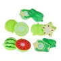 Set pentru sortat, Cu legume si fructe din plastic si cu velcro - 5