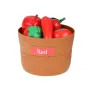 Set pentru sortat, Cu legume si fructe din plastic si cu velcro - 6