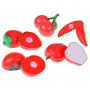 Set pentru sortat, Cu legume si fructe din plastic si cu velcro - 7