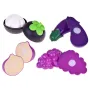 Set pentru sortat, Cu legume si fructe din plastic si cu velcro - 9