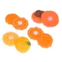 Set pentru sortat, Cu legume si fructe din plastic si cu velcro - 11
