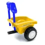 Tractor, Baby Mix, New Holland, Pana la 25 kg, Cu remorca detasabila si unelte, De impins, Cu claxon si sunet de motor, 12 luni+, Yellow - 5