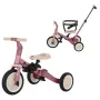 Tricicleta, Petite&Mars, Turbo, 5 in 1, Multifunctionala, Vehicul de impins, Bicicleta cu/fara pedale, Cu maner de ghidaj, Detasabil, Roti din cauciuc, Pana la 25 kg, 1.5-5 ani, Dusty Rose - 1