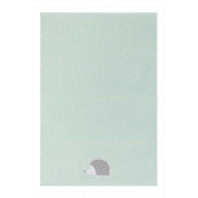 Fillikid - prosopel arici, brodat, din bumbac, 120x75 cm, verde
