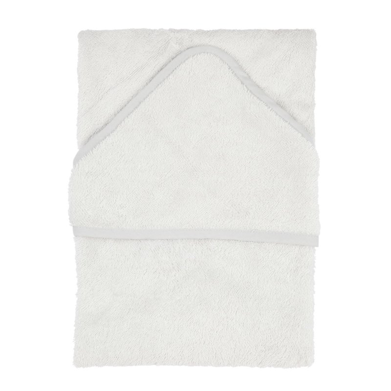 Timboo - prosop cu gluga pentru copii, din bambus, silver grey