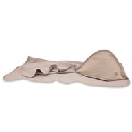 Prosop cu gluga, Qmini, Mare, Dimensiune 100x100 cm, Din bambus si bumbac interlock, Din materiale certificate Oeko Tex Standard 100, Mocha