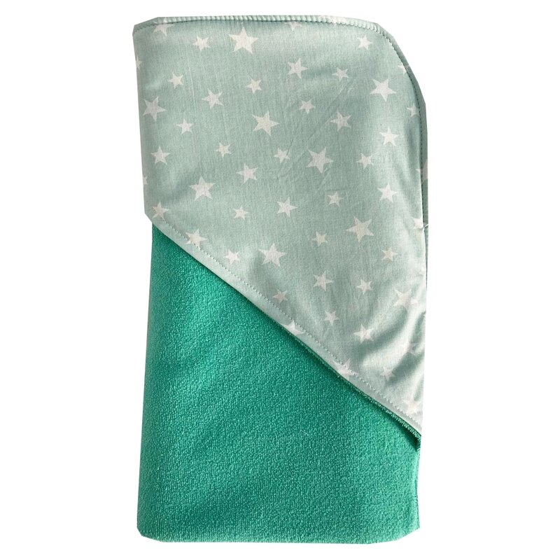 Deseda - prosopel dublu cu capison din frotir 80x80 cm verde
