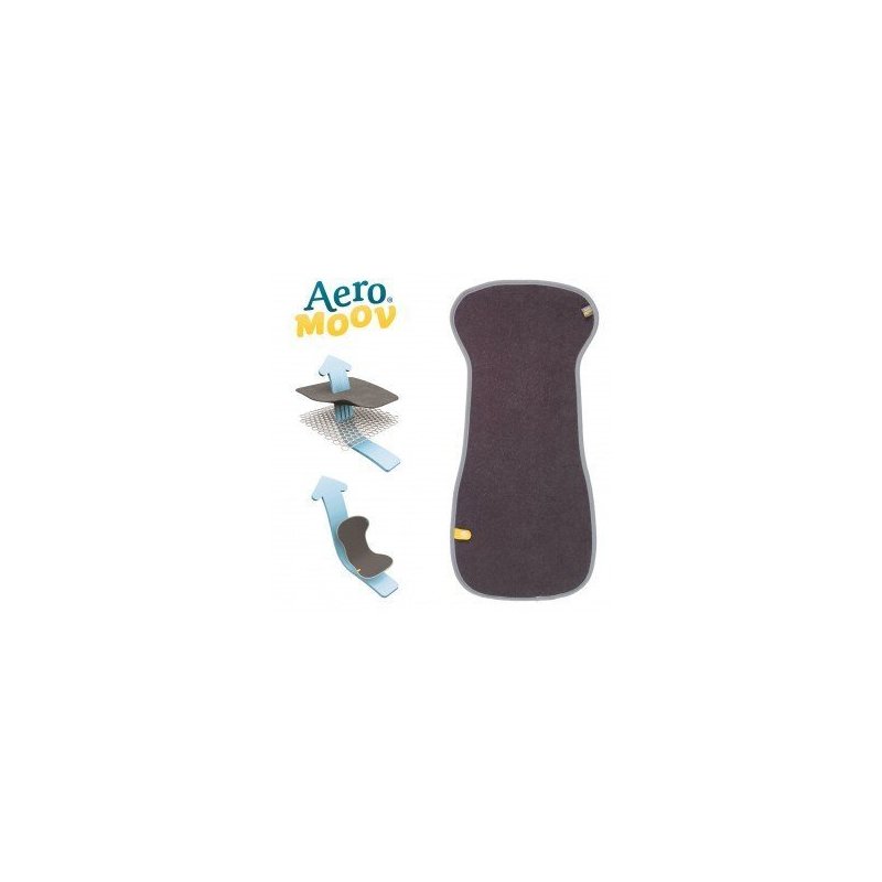 Aeromoov - protectie antitranspiratie scaun auto gr 2-3 bbc organic anthracite