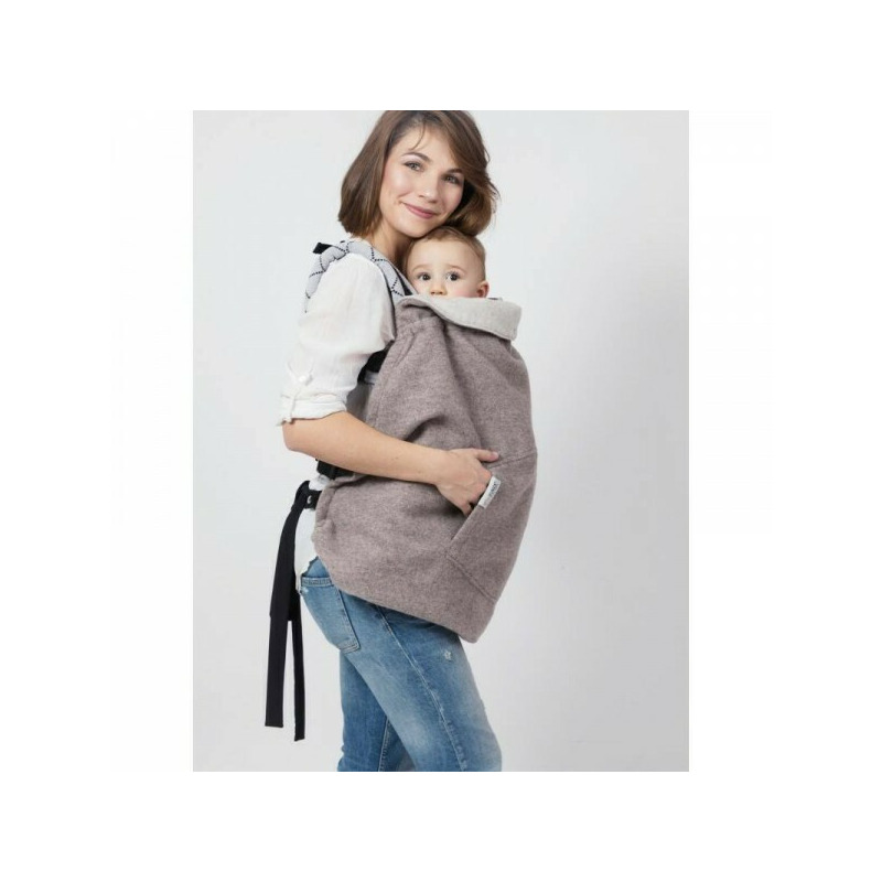 Protectie de lana merino warm clever cover isara - soft nude