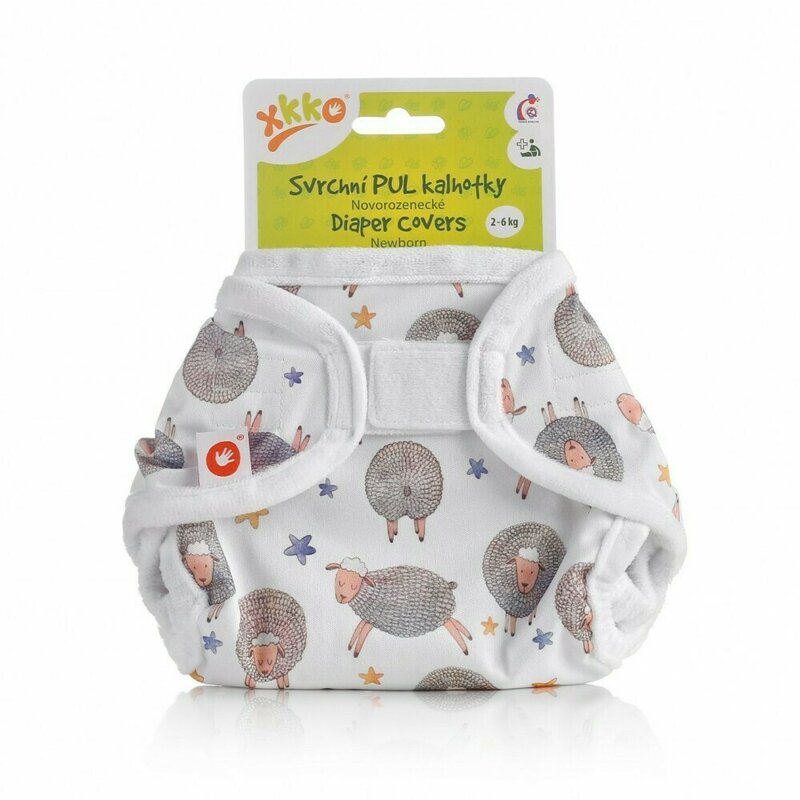Protectie impermeabila scutece textile 2-6 kg xkko dreamy sheep